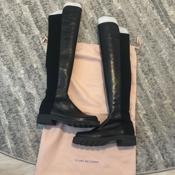 Stuart Weitzmann Over The Knee Lift Boot - Picture 2 of 2
